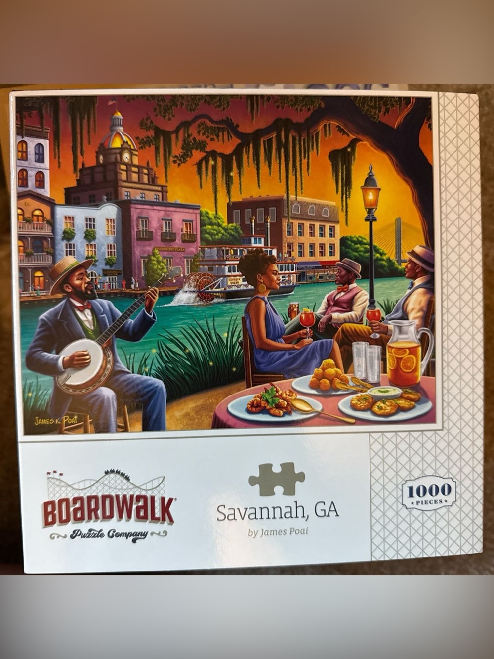 Boardwalk Puzzles Savannah, GA Jigsaw 1000 piece Puzzle